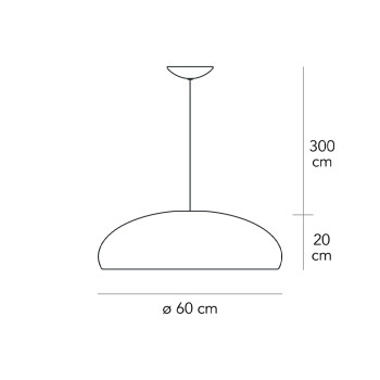 Specification Image for Fontana Arte Pangen Suspension White