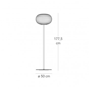 Specifications Image for Fontana Arte Bianca Floor Lamp