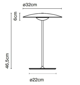 Marset Ginger LED Table Lamp Specification 