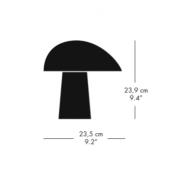 Specification Image for Fritz Hansen Night Owl Table Lamp