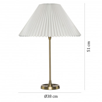 Specification Image for Le Klint 307 Table Lamp