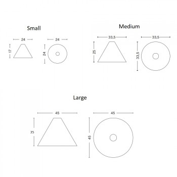 Specification image for HAY 30 Degrees Pendant