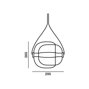 Specification Image for Brokis Capsula LED Pendant