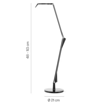 Specification Image for Kartell Aledin Tec LED Table Lamp