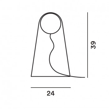 Specification Image for Foscarini Satellight LED Table Lamp