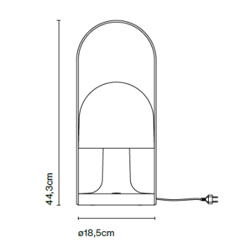 Marset FollowMe Plus Table Lamp Specification 