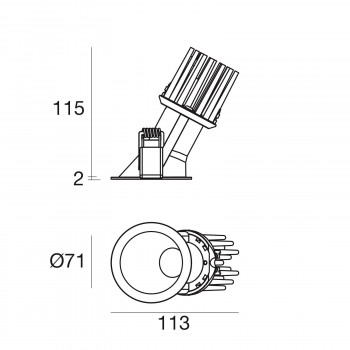 Specification Image for Light Attack Rap-D Downlight