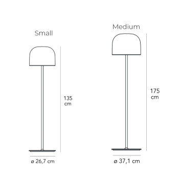Specification Image for Fontana Arte Equatore LED Floor Lamp