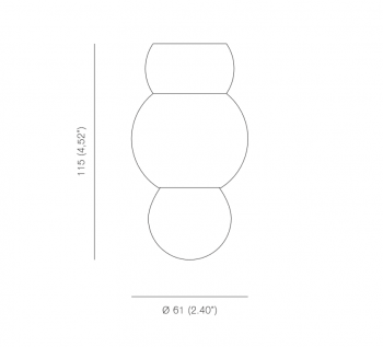 Specification Image for Michael Anastassiades Ball Light Ceiling Light