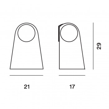 Specification Image for Foscarini Satellight LED Wall Light