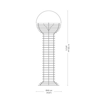 Specification Image for Verpan Wire Floor Lamp