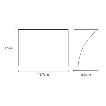 Specification Image for Flos Pochette LED Up/Down Wall Light
