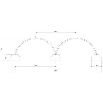Specification Image for Zero Bob Bow LED Suspension