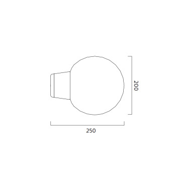 Specification Image for Zero Shibuya Ceiling Wall Light