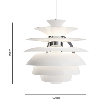 Specification Image for Louis Poulsen PH Snowball LED Pendant