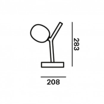 Specification Image for Brokis Ivy Battery Table Lamp