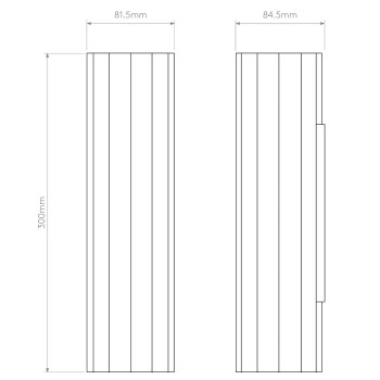 Specification Image for Astro Hashira Wall