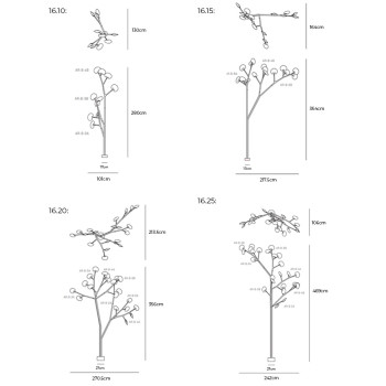 Specification Image for Bocci 16 Tree Exterior Floor Light