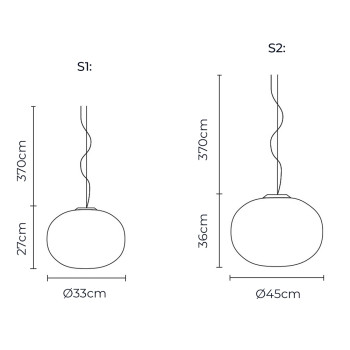 Specification Image for Flos Glo-Ball Pendant