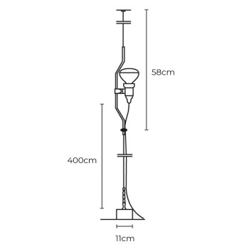 Specification Image for Flos Parentesi Pendant
