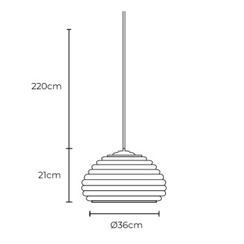 Specification Image for Flos Splugen Brau Pendant