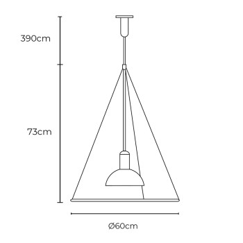 Specification Image for Flos Frisbi Pendant