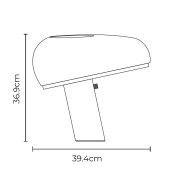 Specification Image for Flos Snoopy Table Lamp