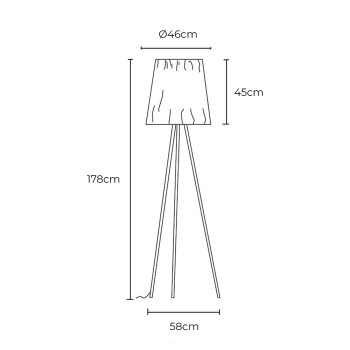 Specification Image for Flos Rosy Angelis Floor Lamp