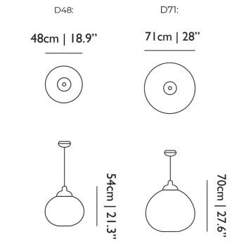 Specification Image for Moooi Non Random Pendant