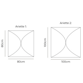 Specification Image for Flos Ariette Wall and Ceiling Light