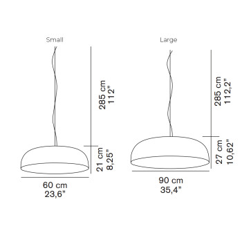 Specification Image for Oluce Canopy LED Pendant