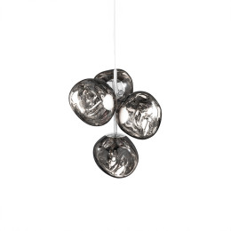 Tom Dixon Melt Mini LED Chandelier Silver