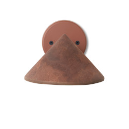 Mater Terra Wall Light Rust Red Hardwired