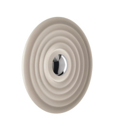 Tom Dixon Press Frosted Surface LED Light - Silver cap