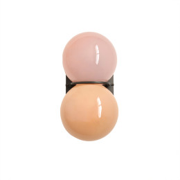 SkLO Twin 1.0 Wall Light Flamingo/Apricot