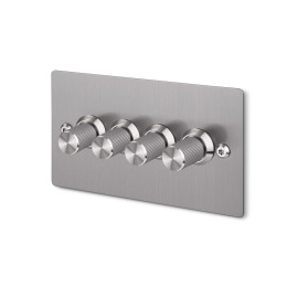 Buster + Punch 4G Dimmer Switch Linear Steel