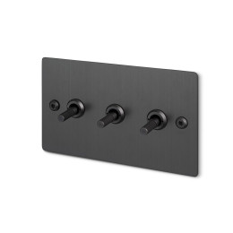 Buster + Punch 3G Toggle Switch Linear Smoked Bronze