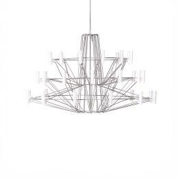 Moooi Coppelia Suspended LED Chandelier - Chrome Small