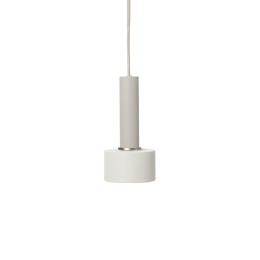 Ferm Living Collect High Socket Pendant Disc Grey White
