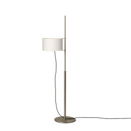 Santa & Cole TMD Floor Lamp Satin Nickel